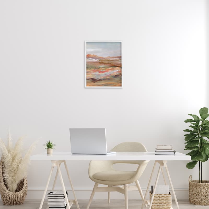 Stupell Dynamic Abstract Desert Framed Giclee Art Design By Carol Robinson
