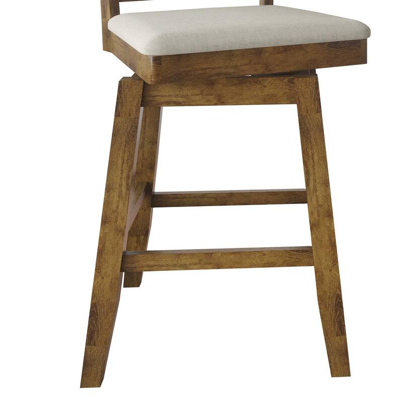 CraftPorch Classic Swivel Counter Chairs with Round Table