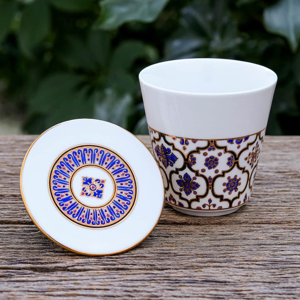 Novica Handmade Five Colors Benjarong Porcelain Mug