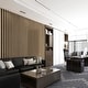 preview thumbnail 13 of 41, 4 Panels 93"x12" MDF Slat 3D Wall Paneling Cover 31 Sq.Ft. - N/A