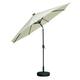 Ainfox 10ft Patio Umbrella with Lights Outdoor Solar Umbrella