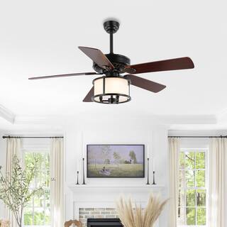 SAFAVIEH Lighting Kristos 3 Light 52" Ceiling Fan