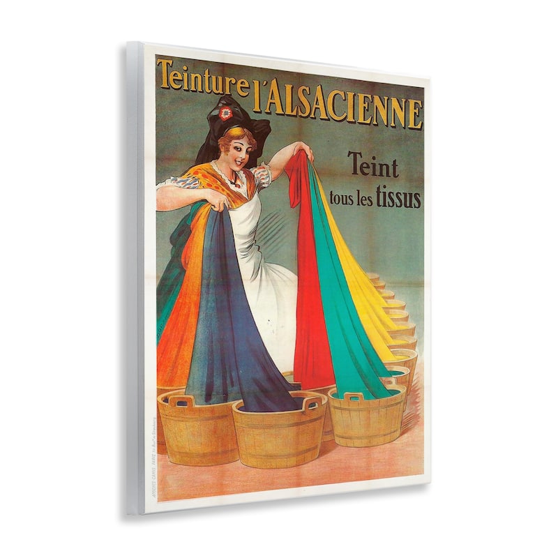 Stupell Vintage Teinture L'Alsacienne Wall Plaque Art Design By Marcus Jules