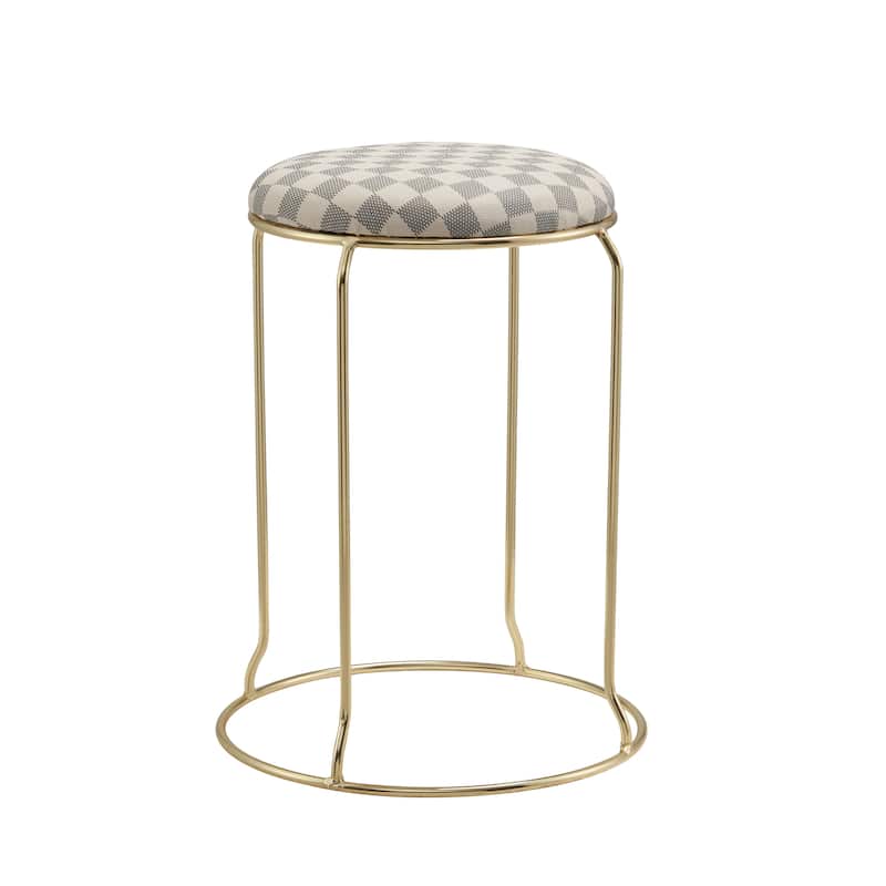 Carmilla Collection Vinyl Upholstered Stools (Set of 4)