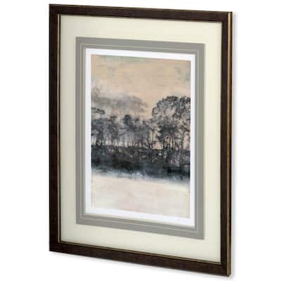 Blush Tree Line I Framed Art Print