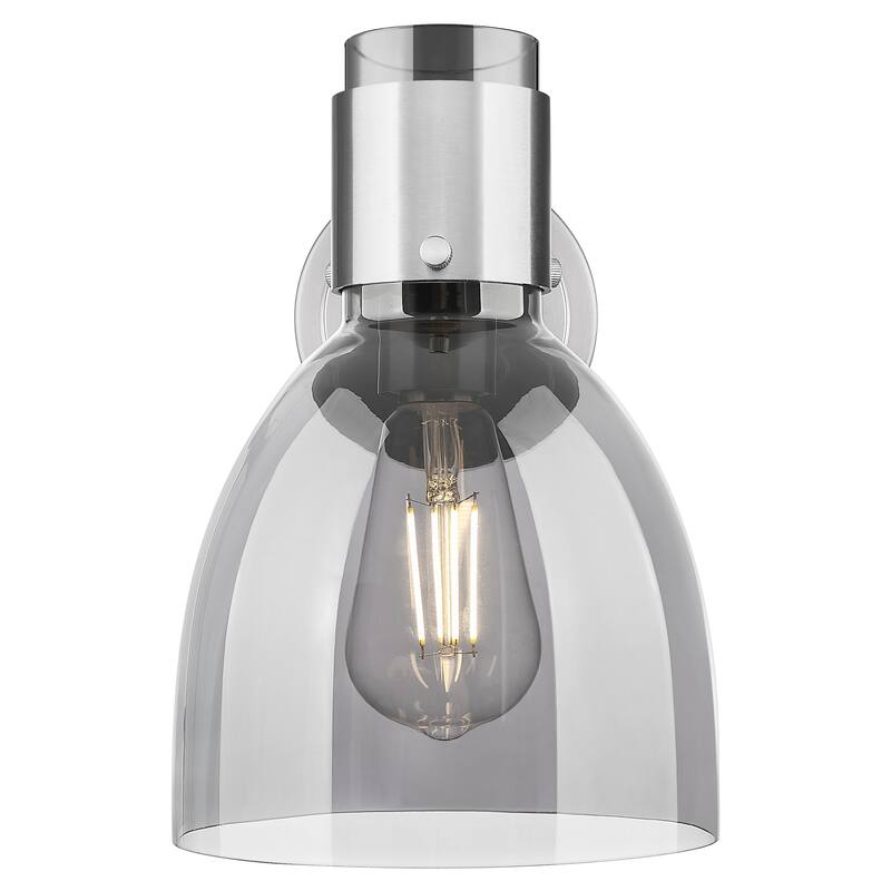 Innovations Lighting 464-1W-G464D-7SM Lawton Bell 9" Tall Bathroom