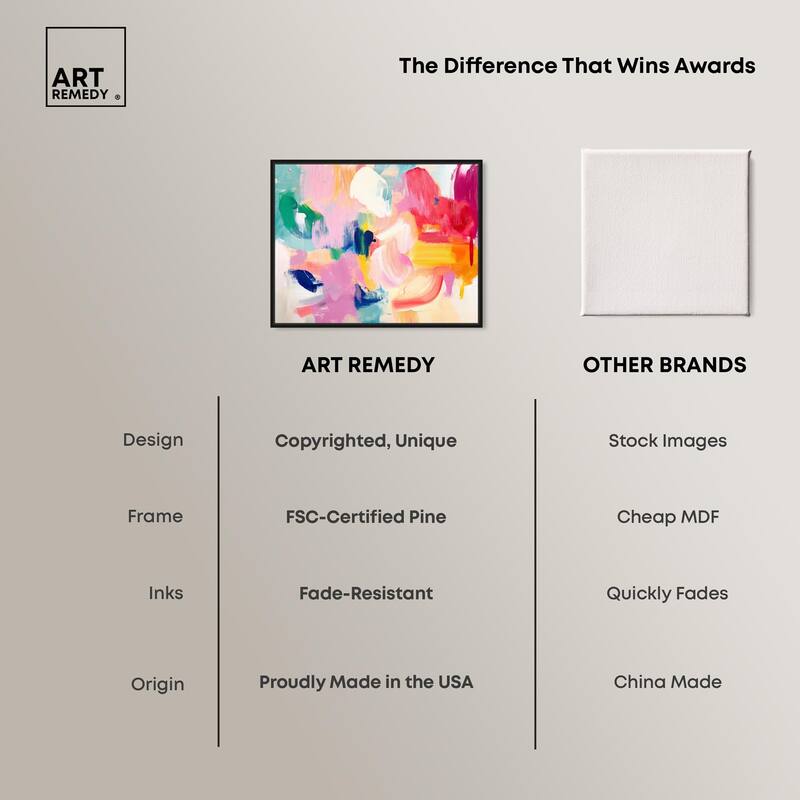Pigment Play I Canvas by Art Remedy