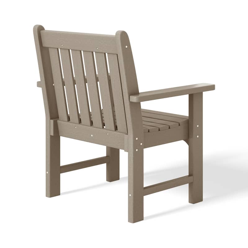 Laguna Outdoor Dining Poly Garden Arm Chair (Set of 2)