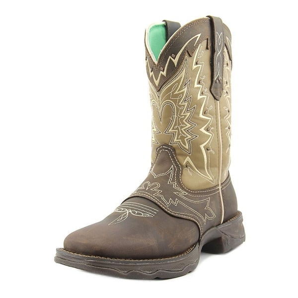 Durango Lady Rebel Women Round Toe Leather Brown Western Boot