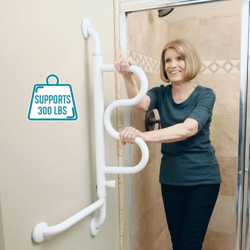 Stander Wall Mounted Curve Grab Bar