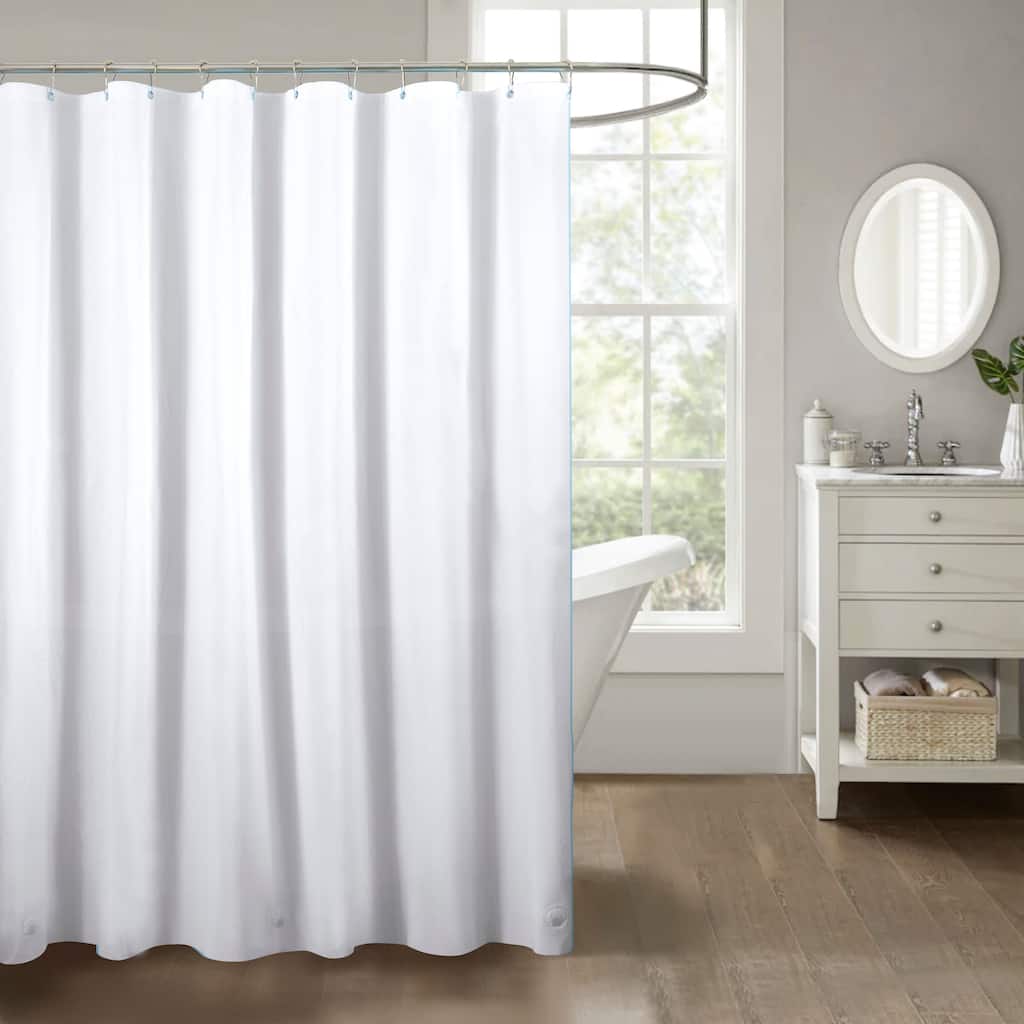 Olivia Grey 3 or 6 Gauge Waterproof Shower Liner