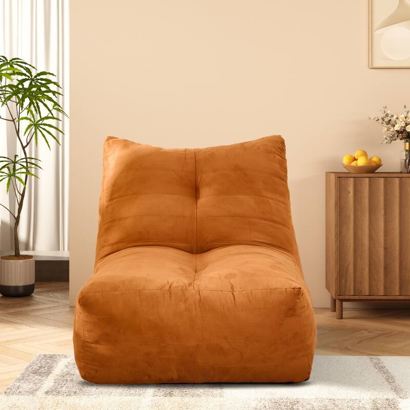 Bean Bag Chair - Yellow Brown