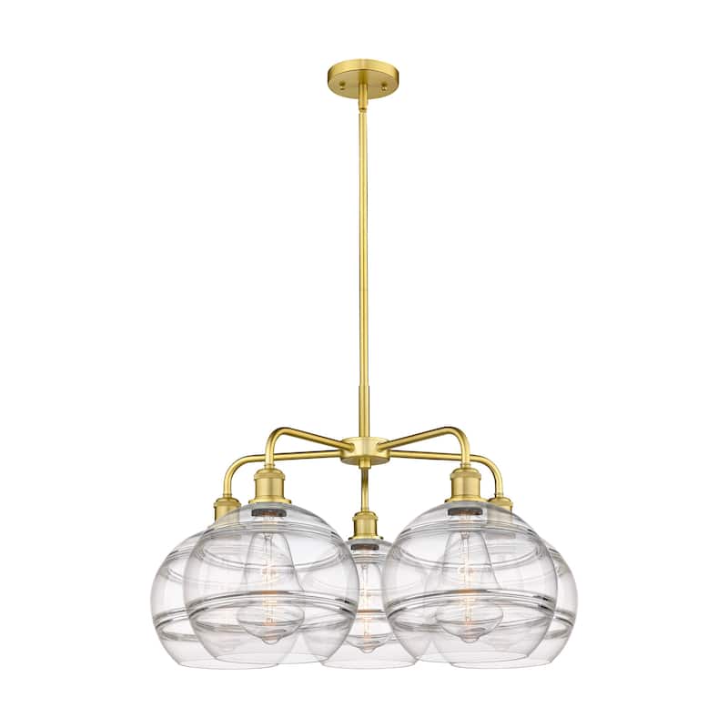 Innovations Lighting 516-5CR-18-28 Rochester Chandelier Rochester 5