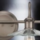 preview thumbnail 5 of 3, Luxury Vintage Bath Vanity Light, 6.5"H x 34.5"W, with Farmhouse Style, Aged Nickel, by Urban Ambiance