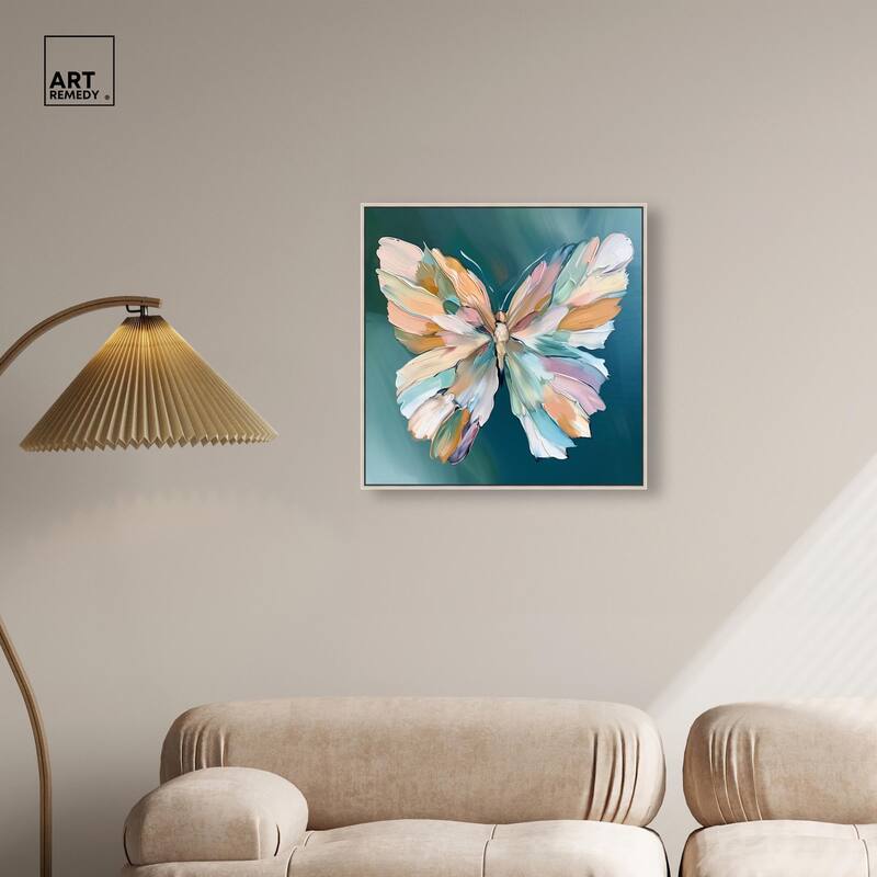 Wings of Duality Canvas by Art Remedy