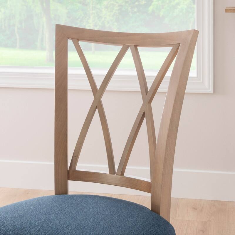 Osborne Natural Solid Wood Farmhouse Side Dining Chair