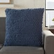 Mina Victory Life Styles Loop Throw Pillow 20" Square - 20" x 20" - Navy