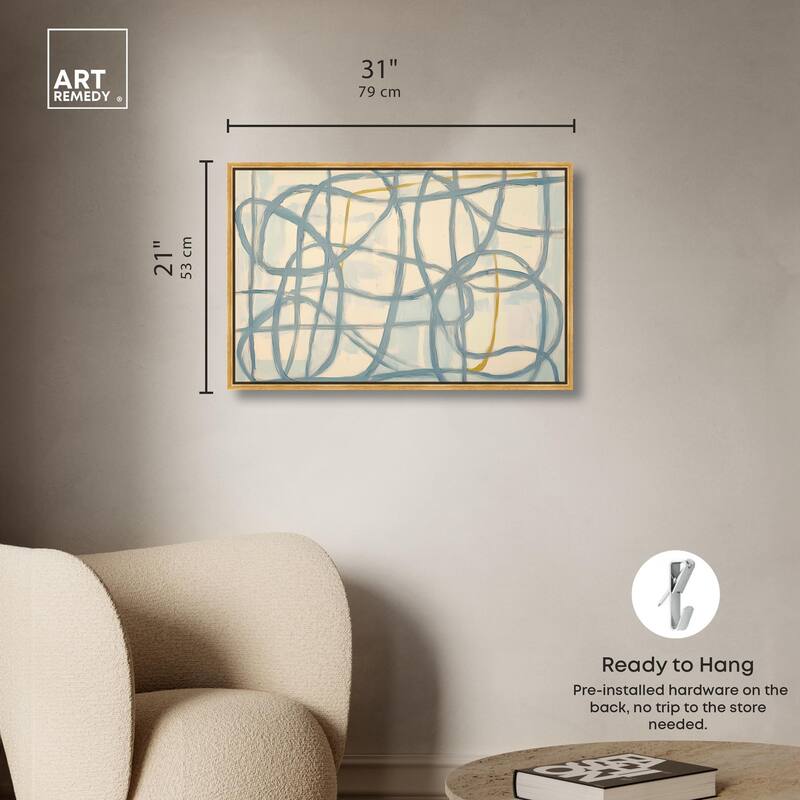 Unbroken Line II Canvas by Art Remedy