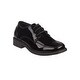 preview thumbnail 1 of 8, Josmo Boys' Slip-On Classic Oxford Dress Shoes with Lace Up Closure Toddler 10 - Black Patent