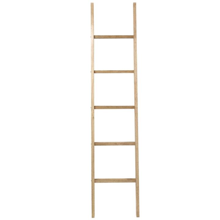 Wood Blanket Ladder Corona Gray | Furniture Dash