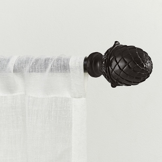 ATI Home Acorn 1" Curtain Rod and Finial Set