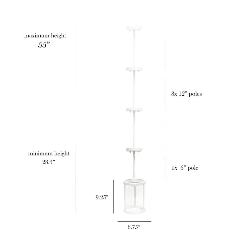 Adjustable Pendant Light - Industrial 1-Light Metal & Glass - Kitchen, Foyer, Hallway - Black Finish - 9.5