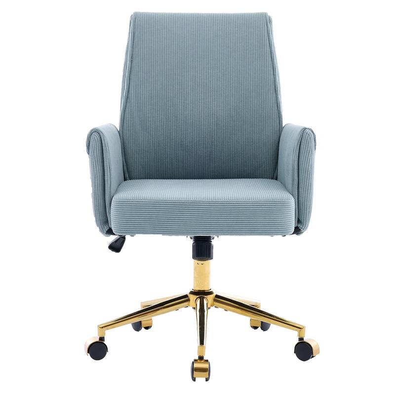 Mid-back liftable Office chair, Striped Fabric, ergonomically designed, The mid-back design provides a better sitting experience