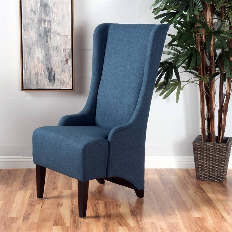 Dining Chair, Upholstered Back Rest Seat Accent Chair With Birch Wood Legs, Leisure Chair For Restaurants Living Rooms