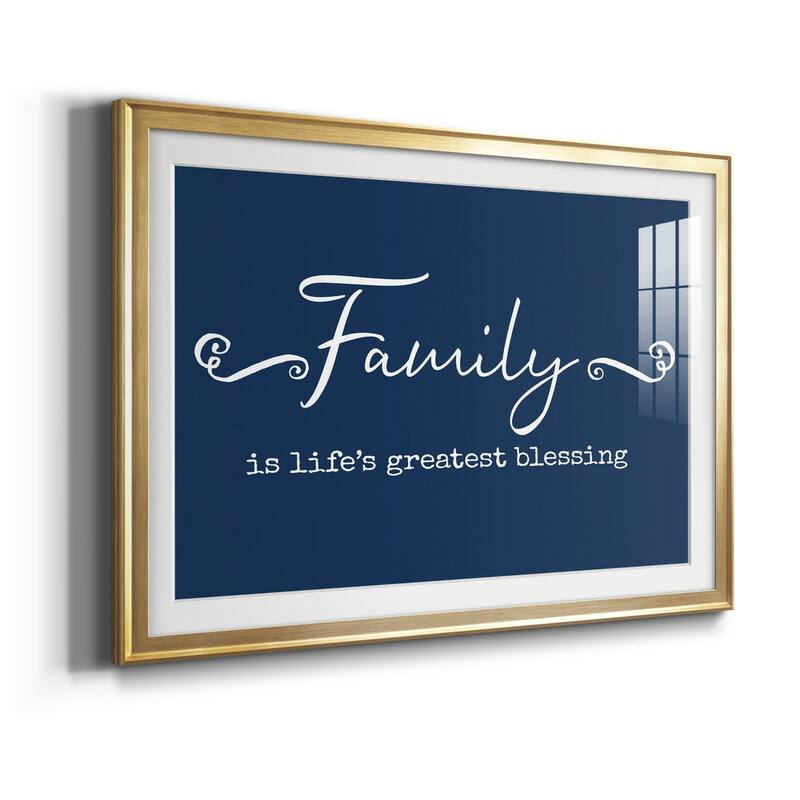 Family Greatest Blessing Premium Framed Print - Ready to Hang