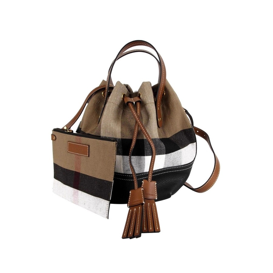 burberry drawstring bucket bag