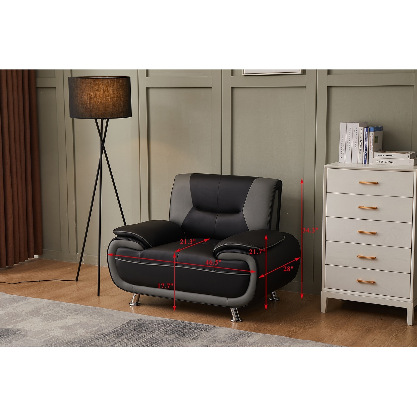Cheetah-2-Piece-Faux Leather Livingroom Set - Bed Bath