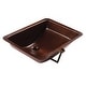 preview thumbnail 3 of 3, Sinkology Curie 21" Undermount Bathroom Sink in Copper