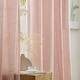 preview thumbnail 9 of 87, HLC.me Madison Faux Linen Textured Sheer Privacy Sun Light Filtering Window Grommet Thick Curtains Panels, Set of 2