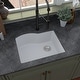 preview thumbnail 9 of 58, Karran Undermount Quartz 24 in. Single Bowl Kitchen Sink Kit