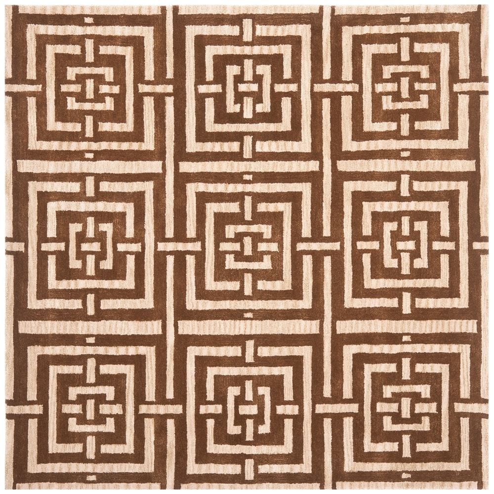 SAFAVIEH Handmade Wyndham Idalina Modern Wool Rug
