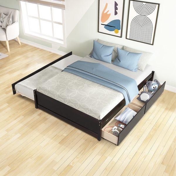 King bed box spring two twins discount