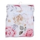 preview thumbnail 5 of 5, Lambs & Ivy Secret Garden Ultra-Soft Fleece/Minky Floral Baby Blanket