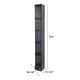 preview thumbnail 48 of 104, Q-Max 5-tier Wood Display Corner Bookcase