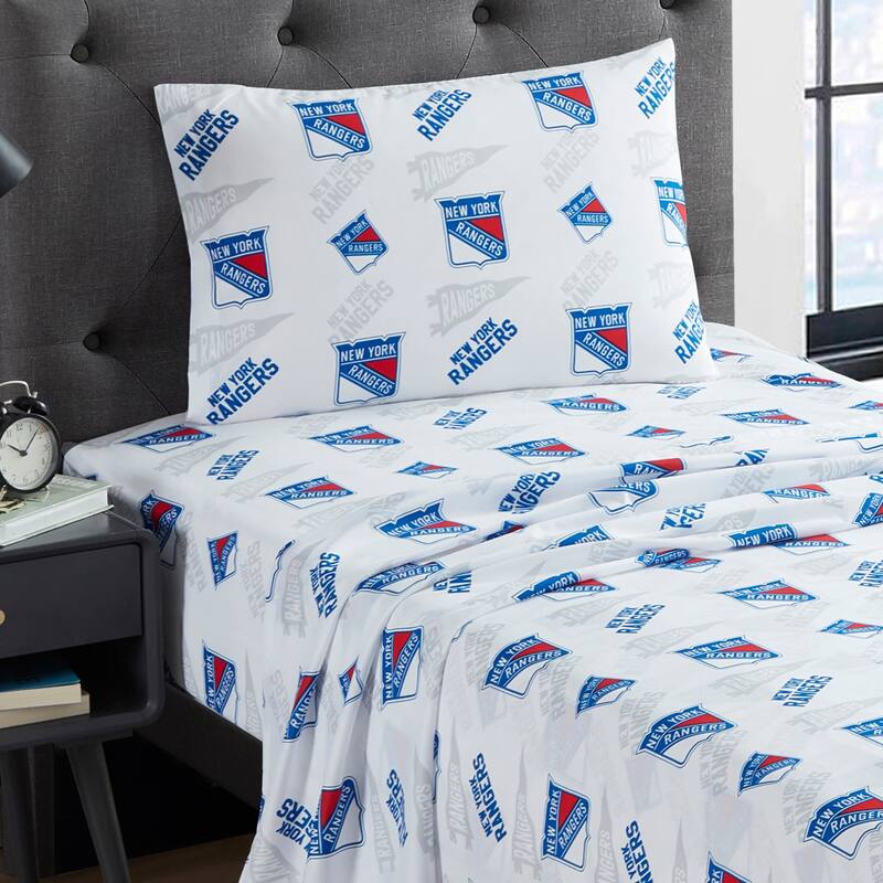NHL Officially Licenced New York Rangers Sheet Set