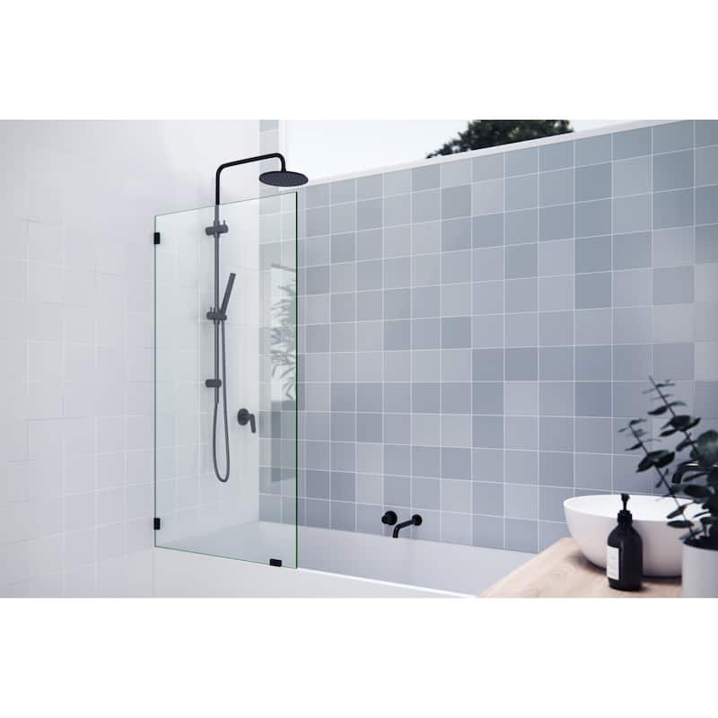 Glass Warehouse GW-BF-29 Vela 58-1/4" High x 29" Wide Shower Screen