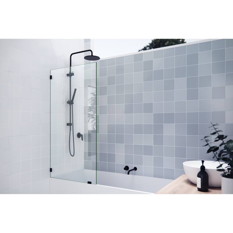 Glass Warehouse GW-BF-31 Vela 58-1/4" High x 31" Wide Shower Screen
