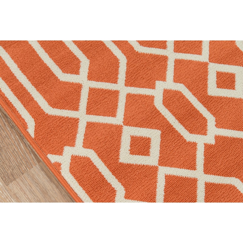 Momeni Baja Links Geometric Trellis Outdoor Area Rug
