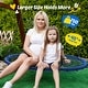 preview thumbnail 3 of 5, Trekassy 45'' 750lbs Spider Web Tree Swing for Kids Adults with Swivel, 2pcs Tree Hanging Straps