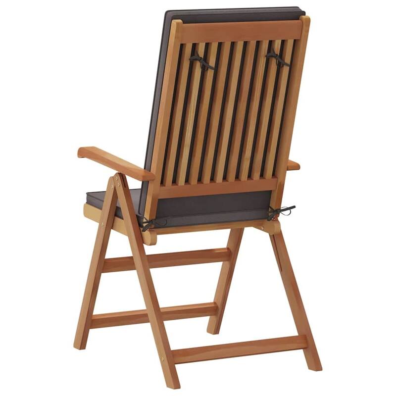 vidaXL Garden Chair Brown and Grey 57 x 71.5 x 104 cm