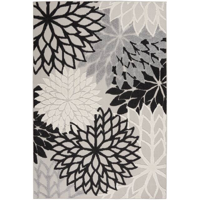 Nourison Aloha Floral Modern Indoor/Outdoor Area Rug