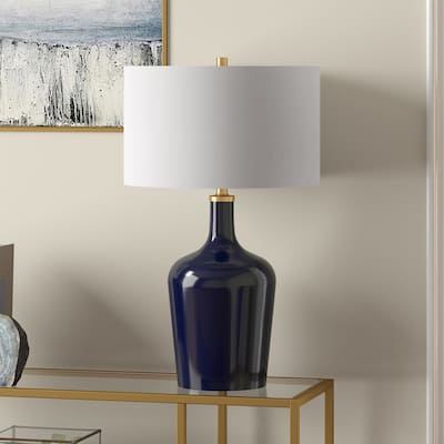 Sebago 25" Tall Table Lamp with Fabric Shade - 15" Wide