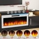preview thumbnail 36 of 42, Bossin 70" Fireplace TV Stand with 36" Electric Fireplace, TV Stand for TVs Up to 80", 20 Colors LED Lights/Entertainment Center