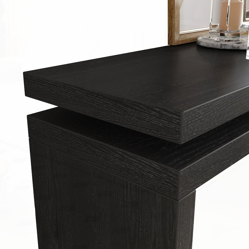 Retro Wooden Entryway Farmhouse Console Table