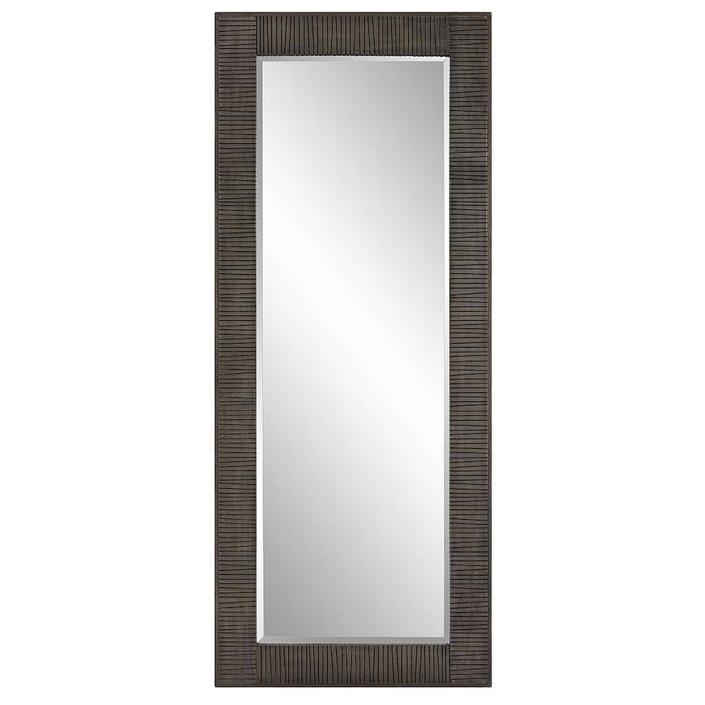 Uttermost Figaro Oversized Wooden Mirror - 33.5"x 81.5"