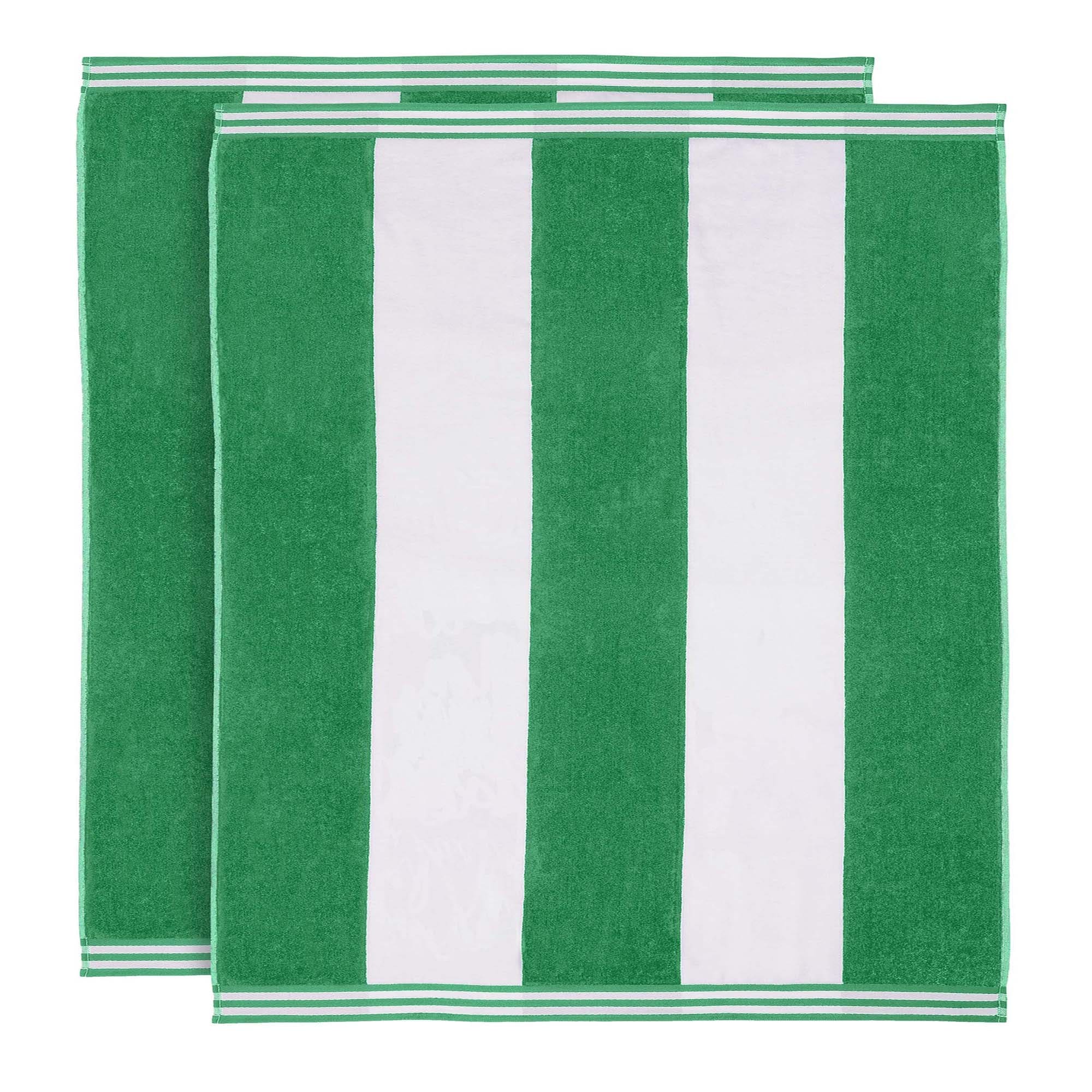 Cabana Stripe Oversized Cotton Beach 2 Piece Towel Set by - Picture 21 of 54